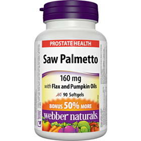 Webber Saw Palmetto with Flax and Pumpkin Oils/ САО ПАЛМЕТО С ЛЕНЕНО И ТИКВЕНО МАСЛО КАПС. Х 90