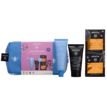 АПИВИТА КОМПЛЕКТ PRO AQUA BEELICIOUS ТОНИРАН КРЕМ SPF30 40МЛ+ЧЕРЕН ГЕЛ 50МЛ+МАСКА ЗА ЛИЦЕ МЕД 2Х8МЛ