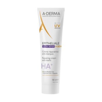 А-ДЕРМА ЕПИТЕЛИАЛ УЛТРА РИПЕЪР SPF50+ВЪЗСТАНОВЯВАЩ КРЕМ СРЕЩУ СЛЕДИ С UV ЗАЩИТА 100МЛ