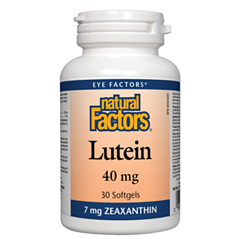 Natural Factors Lutein / Лутеин 40 mg + Зеаксантин капс. x 30