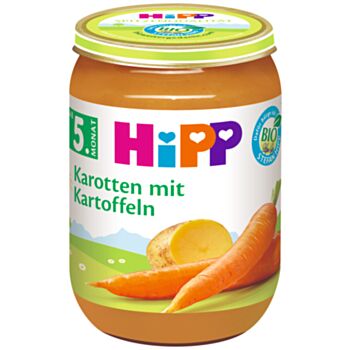 ХИП 4110 ПЮРЕ НЕЖНИ МОРКОВИ С КАРТОФИ 190ГР