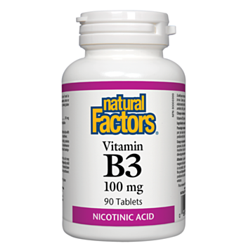 Natural Factors Vitamin B3/ Витамин В3 х 90 таблетки