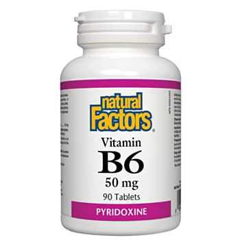 Natural Factors Vitamin B6 / Витамин В6  табл. x 90