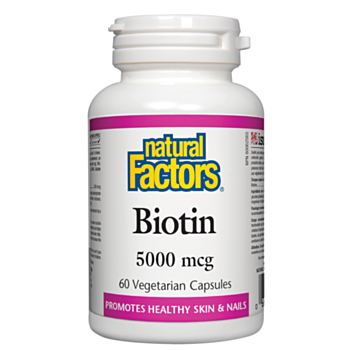 Natural Factors Biotin /  Биотин 5000 µg капс. x 60