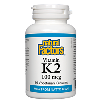 Natural Factors Vitamin K2/ Витамин К2 (MK-7) 100 mcg  капс. x 60