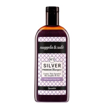 NUGGELA&SULE SILVER PREMIUM SHAMPOO 3 МАТИРАЩ ШАМПОАН ЗА РУСА И БЯЛА КОСА 250МЛ