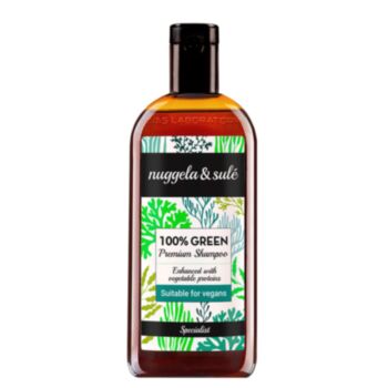 NUGGELA&SULE 100% GREEN SHAMPOO НАТУРАЛЕН ШАМПОАН ЗА ОБЕМ 250МЛ