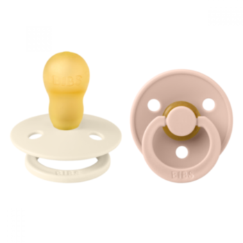БИБС БИБЕРОНИ COLOUR, IVORY/BLUSH КАУЧУК 6-18М X 2 120256