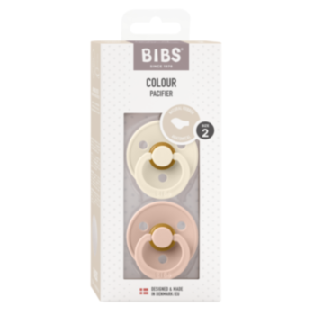 БИБС БИБЕРОНИ COLOUR, АНАТОМИЧНИ IVORY/BLUSH 6-18М КАУЧУК X 2 2211417 