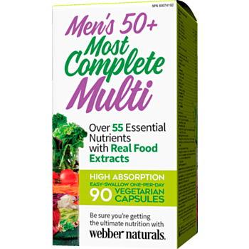 Webber Men’s Most Complete Multi / МУЛТИВИТАМИНИ ЗА МЪЖЕ 50+ КАПС. Х 90