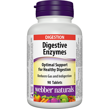 Webber DIGESTIVE ENZYMES  / ХРАНОСМИЛАТЕЛНИ ЕНЗИМИ ТАБЛ. 182МГ Х 90