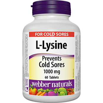 Webber L-Lysine 1000 mg / Л-ЛИЗИН ТАБЛ. 1000МГ Х 60