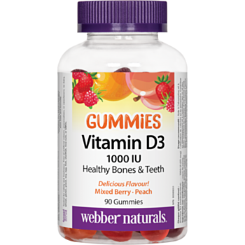 Webber Vitamin D3 Gummies / ВИТАМИН Д3 1000IU ЖЕЛИРАНИ ТАБЛ. Х 90

