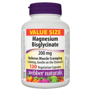 Webber Magnesium / МАГНЕЗИЙ БИСГЛИЦИНАТ КАПС. 200МГ X 120