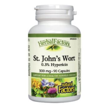 Natural Factors St. John’s Wort / Жълт кантарион капс. x 90