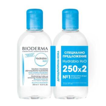 БИОДЕРМА КОМПЛЕКТ ХИДРАБИО МИЦЕЛАРНА ВОДА 250МЛ X 2 БР В