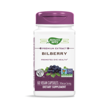 Bilberry 25% Anthocyanins/ Черна боровинка х 60 капсули - Nature`s way