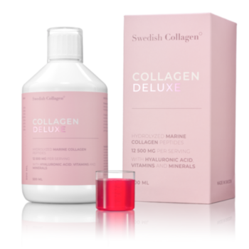 РИБЕН КОЛАГЕН DELUXE 12 500МГ + ХИАЛУРОНОВА КИСЕЛИНА 75МГ 500МЛ SWEDISH COLLAGEN