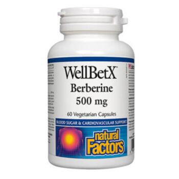 NATURAL FACTORS WellBetX® Berberine / БЕРБЕРИН КАПС. Х 60