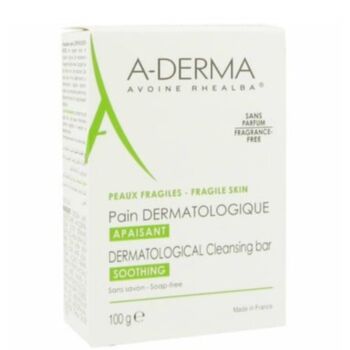 26889 А-ДЕРМА ДЕРМАТОЛОГИЧЕН САПУН 100ГР/ A-DERMA DERMATOLOGICAL CLEANSING BAR 100GR Apteka Nove