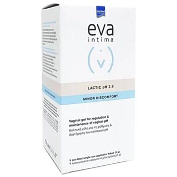 EVA INTIMA LACTIC pH 3.8 ВАГИНАЛЕН ГЕЛ 9 АПЛИКАТОРА Х 5ГР.