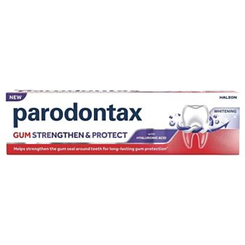 ПАРОДОНТАКС ПАСТА ЗА ЗЪБИ STRENGTHEN&PROTECT WHITENING 75МЛ 3401017