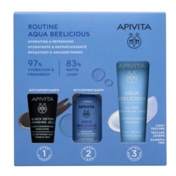 АПИВИТА КОМПЛЕКТ AQUA BEELICIOUS ГЕЛ-КРЕМ 40МЛ+ДЕТОКС ГЕЛ 15МЛ+ТОНИК 50МЛ