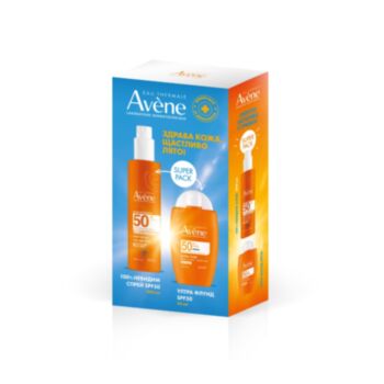 АВЕН СЛЪНЦЕ КОМПЛЕКТ СПРЕЙ ЗА ВЪЗРАСТНИ SPF50+ 200 МЛ+УЛТРА ФЛУИД ЗА ЛИЦЕ 50МЛ