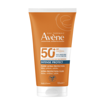 АВЕН СЛЪНЦЕ ИНТЕНС ПРОТЕКТ ФЕМИЛИ ВОДОУСТОЙЧИВ ФЛУИД SPF50+ 150МЛ