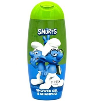 БИ-ЕС ДЕТСКИ ДУШ ГЕЛ И ШАМПОАН 2В1 SMURFS 250МЛ