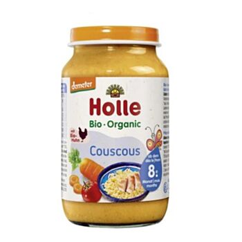 HOLLE ДЕМЕТЕР 6705 БИО ПЮРЕ ЗЕЛЕНЧУЦИ С ПИЛЕ И КУСКУС 220ГР