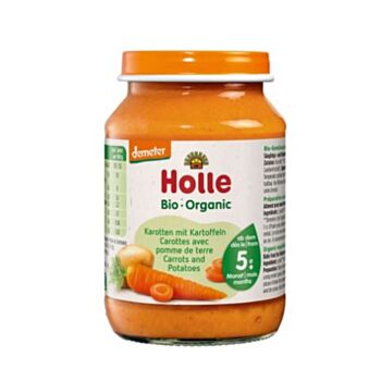 HOLLE  ДЕМЕТЕР 2294 БИО ПЮРЕ МОРКОВИ С КАРТОФИ 190ГР