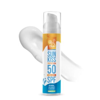 ИНА ЕСЕНШЪЛС СЛЪНЦЕЗАЩИТЕН КРЕМ С БИО БЯЛА ЕЛА SPF50 100МЛ