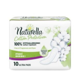 НАТУРЕЛА ДАМСКИ ПРЕВРЪЗКИ  COTTON PROTECTION МАКСИ Х 10
