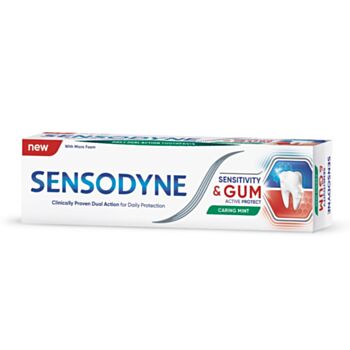 СЕНСОДИН ПАСТА ЗА ЗЪБИ SENSITIVITY & GUM ACTIV PROTECT MINT 75МЛ