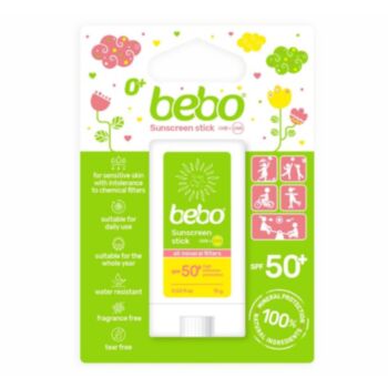 БЕБО СЛЪНЦЕЗАЩИТЕН МИНЕРАЛЕН СТИК SPF50+ 15ГР