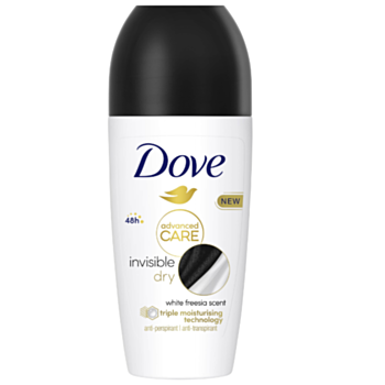 ДАВ ADVANCED ДЕЗОДОРАНТ РОЛ-ОН ДАМСКИ INVISIBLE DRY 50МЛ