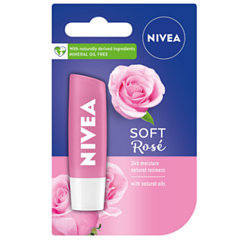 НИВЕА БАЛСАМ ЗА УСТНИ SOFT ROSE 5.5МЛ85066