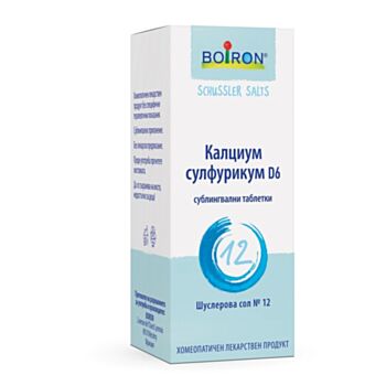 ШУСЛЕРОВА СОЛ БОАРОН N12 КАЛЦИУМ СУЛФУРИКУМ D6 ТАБЛ. Х 80