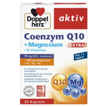 ДОПЕЛХЕРЦ АКТИВ КОЕНЗИМ Q10 90МГ+ МАГНЕЗИЙ EXTRA КАПС. X 30