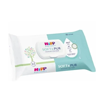 ХИП 90030 МОКРИ КЪРПИЧКИ SOFT & PURE 99.9% ВОДА Х 48БР