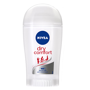 НИВЕА ДЕЗОДОРАНТ СТИК ДАМСКИ DRY COMFORT 40МЛ 82894*