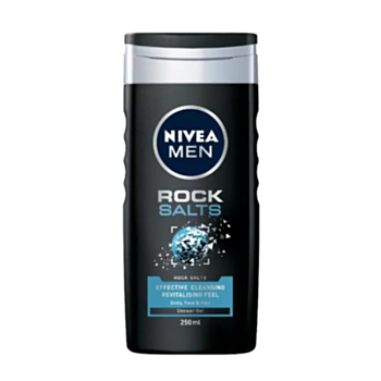 НИВЕА ДУШ ГЕЛ МЕН ROCK SALTS 3 В 1 250МЛ 84084