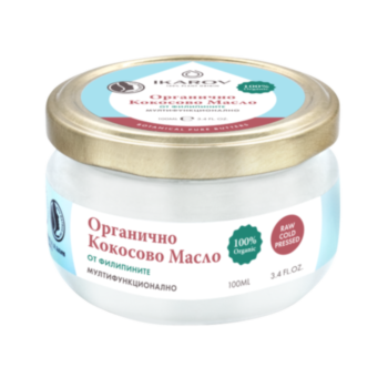 ИКАРОВ БОТАНИКАЛ ОРГАНИЧНО КОКОСОВО МАСЛО 100МЛ