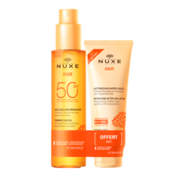 НУКС СЪН КОМПЛЕКТ ОЛИО ЗА ТЕН SPF50 150МЛ+ОСВЕЖАВАЩ ЛОСИОН ЗА СЛЕД СЛЪНЦЕ 100МЛ