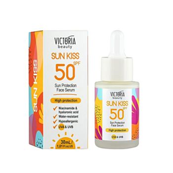 ВИКТОРИЯ БЮТИ SUN KISS SPF50 СЕРУМ ЗА ЛИЦЕ 30МЛ 0770460