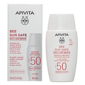 АПИВИТА СЪН СЛЪНЦЕЗАЩИТЕН ФЛУИД ПРОТИВ СТАРЕЕНЕ SPF50 50МЛ