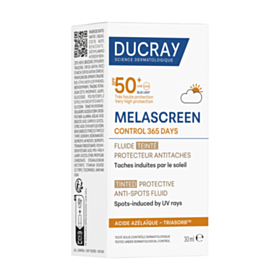 ДЮКРЕ МЕЛАСКРИЙН КОНТРОЛ 365 DAYS SPF50+ ТОНИРАН СЛЪНЦЕЗАЩИТЕН ФЛУИД СРЕЩУ ПЕТНА 30МЛ
