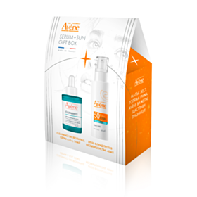 АВЕН КОМПЛЕКТ КЛЕАНАНС ЕКСФОЛИРАЩ СЕРУМ A.H.A 30МЛ+СЛЪНЦЕ SPF50 ФЛУИД ПРОТИВ НЕСЪВЪРШЕНСТВА 40МЛ