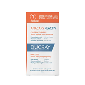 ДЮКРЕ АНАКАПС РЕАКТИВ ХРАНИТЕЛНА ДОБАВКА ЗА КОСА КАПС. Х 90